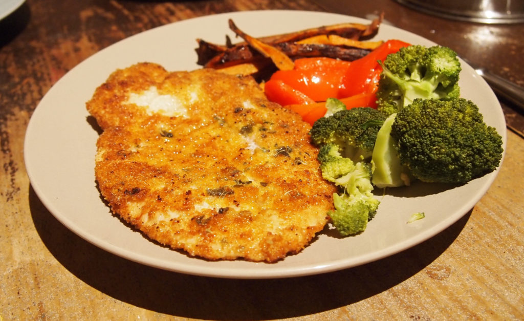 cornflake-crumb-chicken-schnitzel-recipe-low-fodmap-diet|