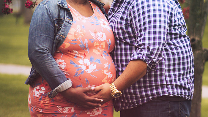 pregnant woman with her partner