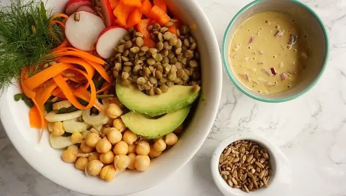 Lentil-Salad-with-Oil-Free-Collagen-Dijon-Dressing Further Food