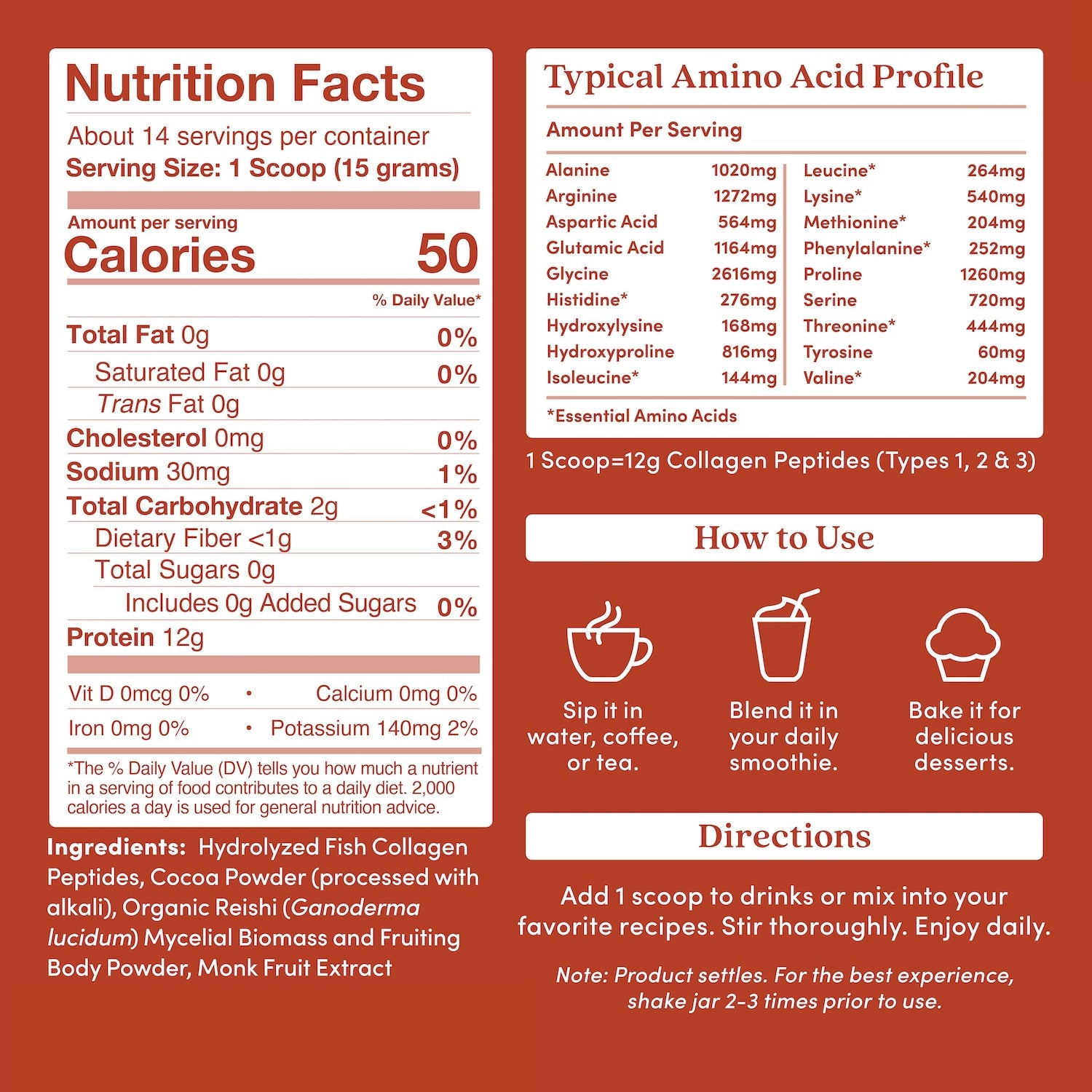 Chocolate Marine Collagen Powder - Further Food