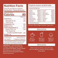 Chocolate Collagen Peptides Powder - Further Food -
