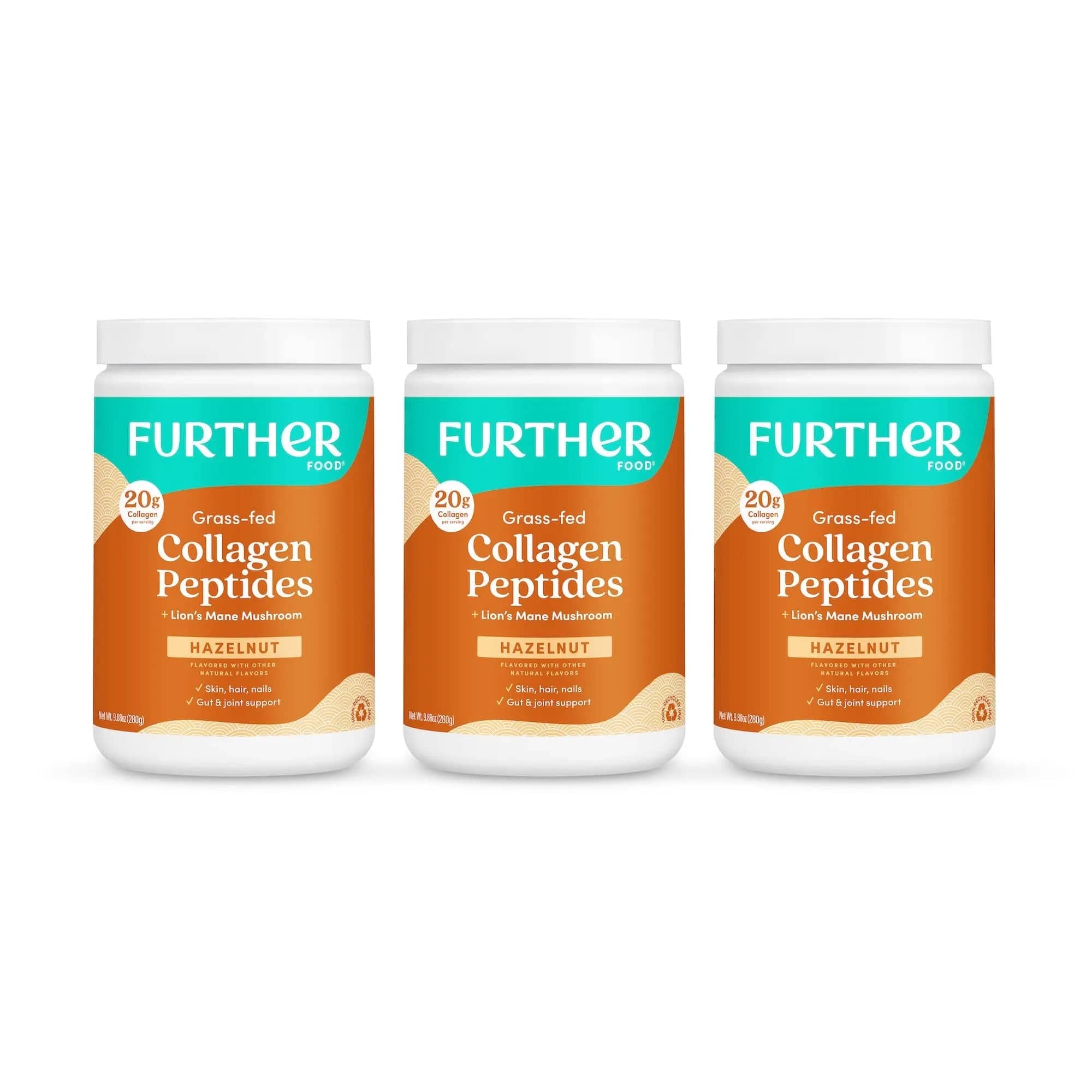 Hazelnut Collagen Peptides Powder | Further Food
