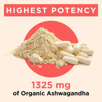 1325mg of Organic Ashwagandha