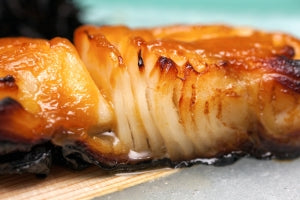 Miso Ginger Glazed Black Cod mirin tamari diabetic recipe low carb diet omega 3 fish heart healthy food