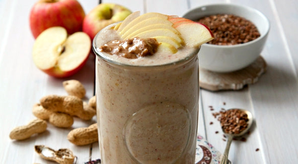 apple-peanut-butter-smoothie-breakfast-healthy-vegetarian|