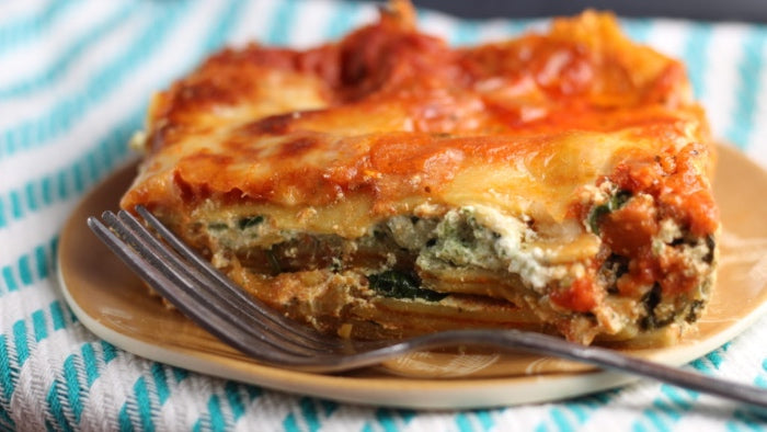 Spinach Lasagna (Gluten-Free, Vegetarian)