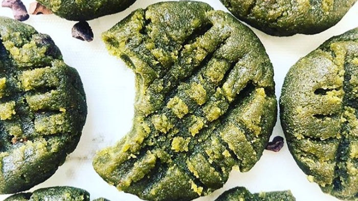 Matcha Cacao Collagen Cookies (Gluten-Free, Low-Carb)