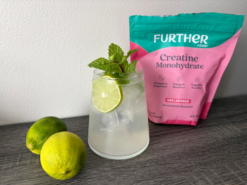 Image of Spritz in jar and creatine bag