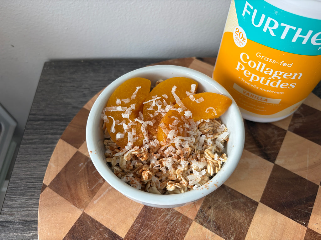 Vanilla Peach Overnight Oats