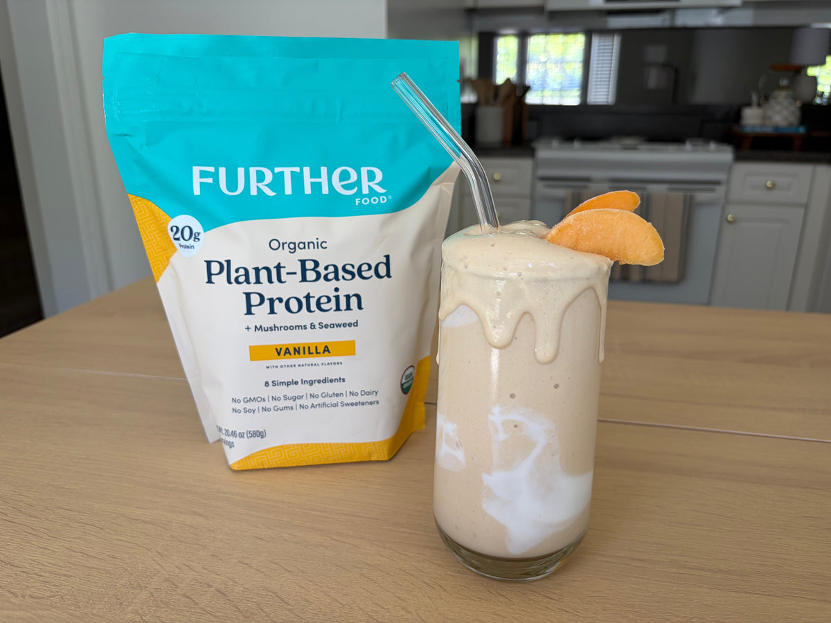 Peaches and Cream Protein Smoothie