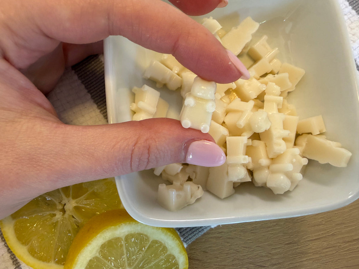 Lemon Coconut Gelatin Gummies