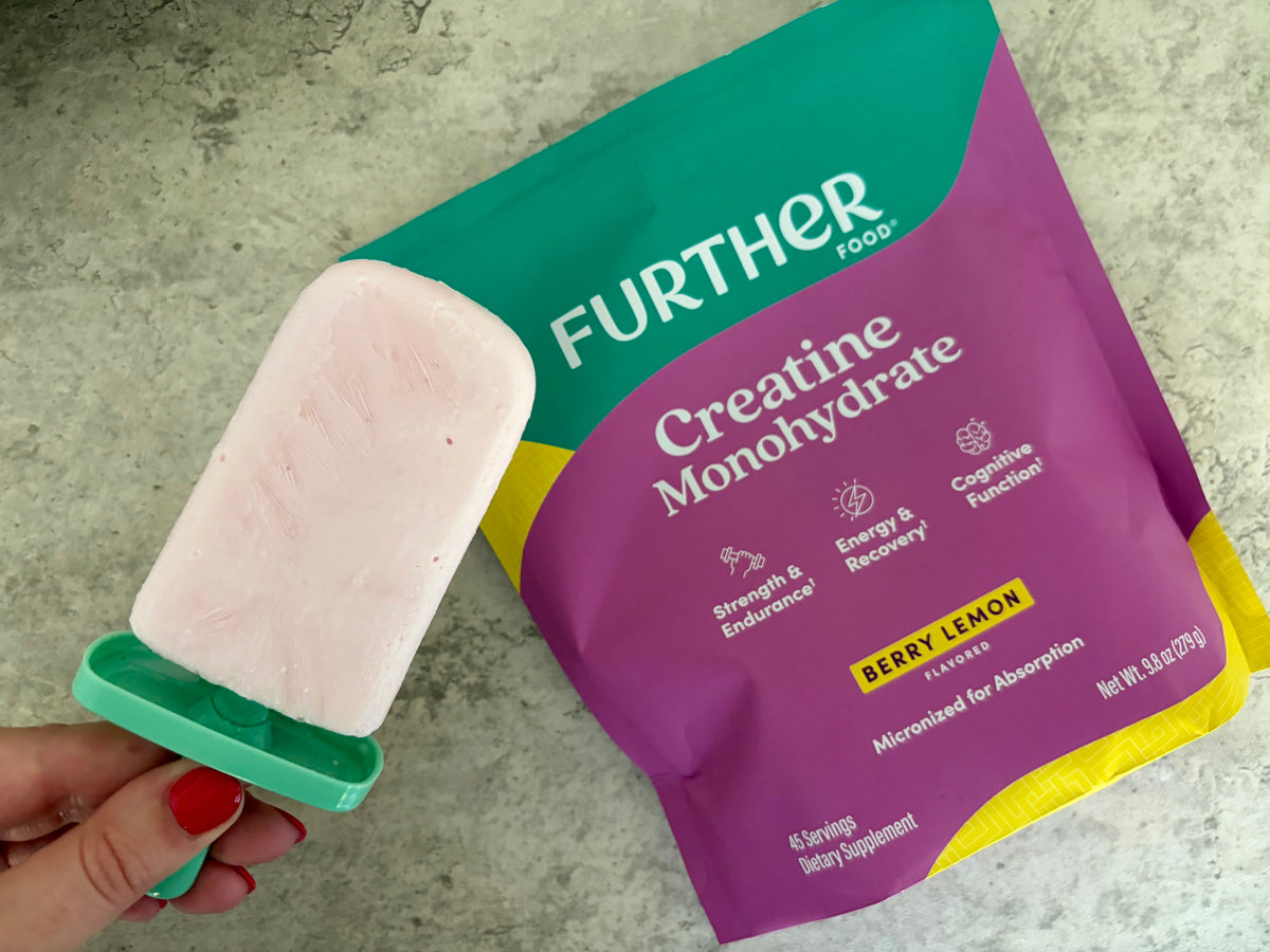 Berry Lemon Creatine Popsicles