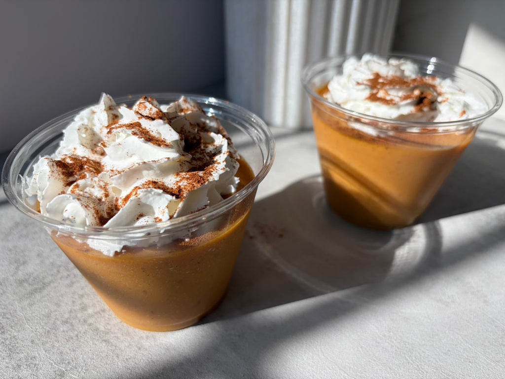 Pumpkin Spice Gelatin Dessert Cups