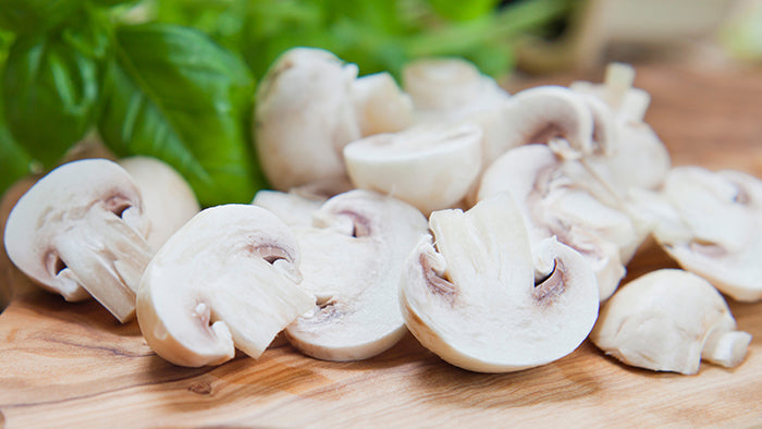 picture of white button mushrooms