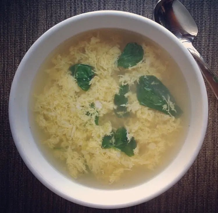 Bone Broth Egg Drop Soup - Further Food