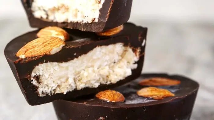 Carob-Coconut-Collagen Cups - Further Food
