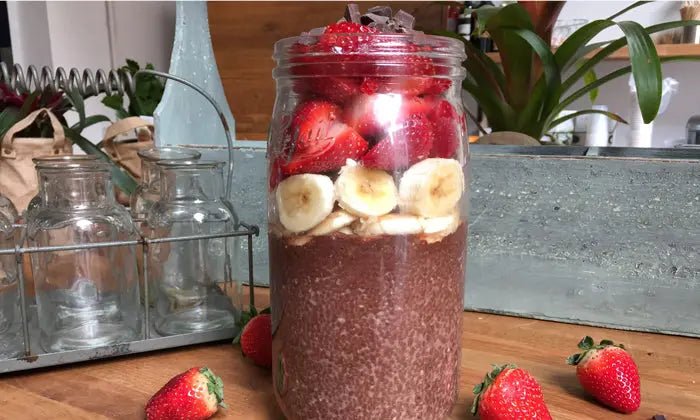 Chocolate Peanut Butter Chia Pudding - Further Food