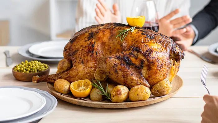 Cider-Braised Roasted Turkey