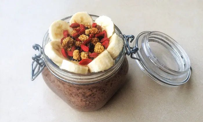 Coconut Chocolate Almond Chia Pudding - Further Food