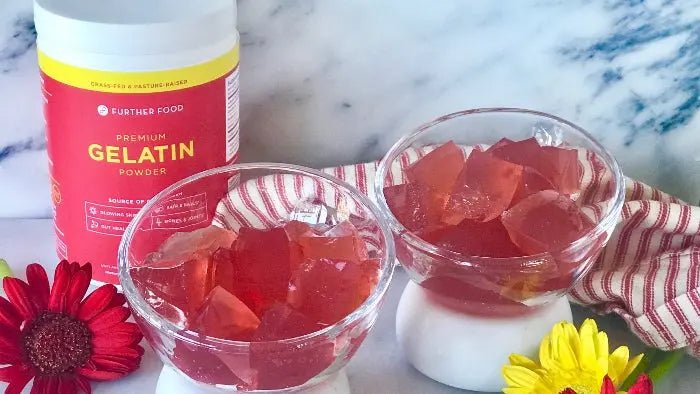 Cranberry Kombucha Jello (Low-Carb, Low-Sugar) - Further Food