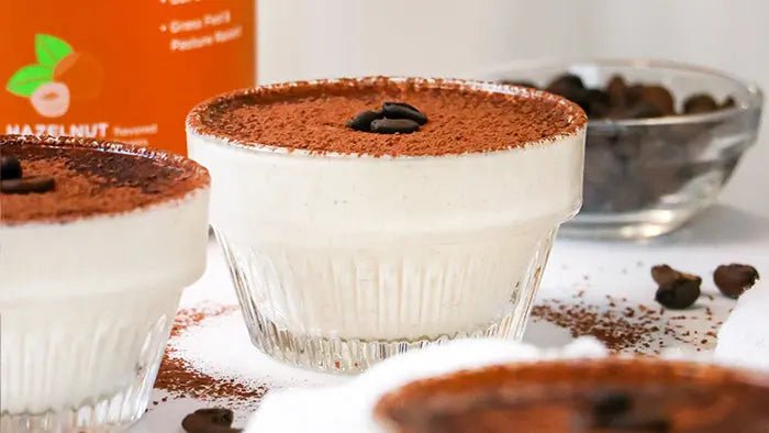 Creamy Collagen Tiramisu Overnight Oats - Further Food