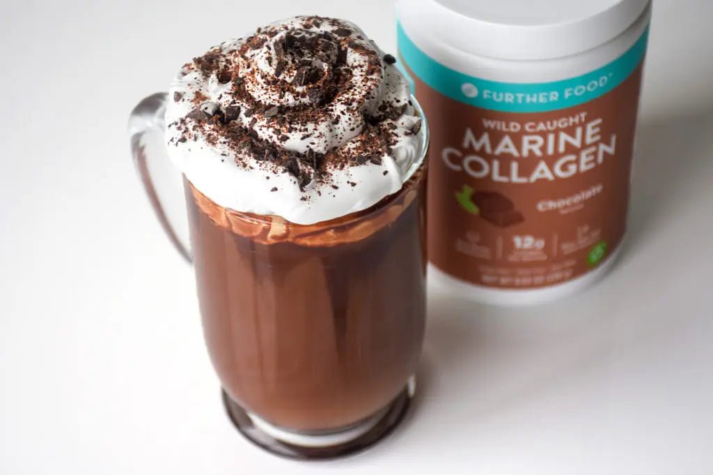 Creamy-Stovetop-Collagen-Hot-Chocolate Further Food