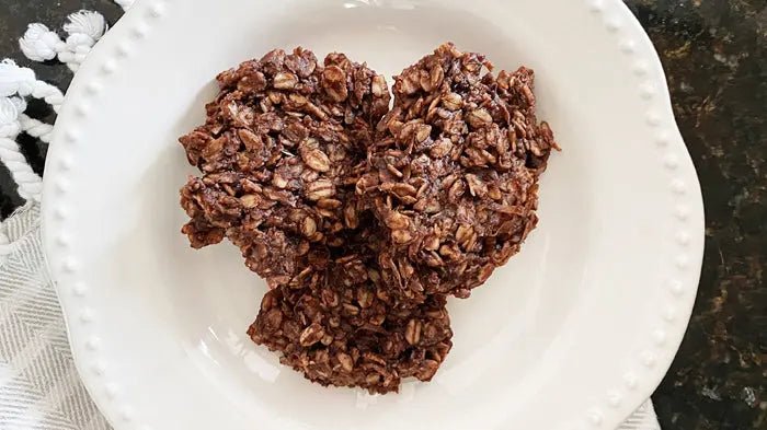 Healthier No Bake Chocolatey Oat Cookies - Further Food