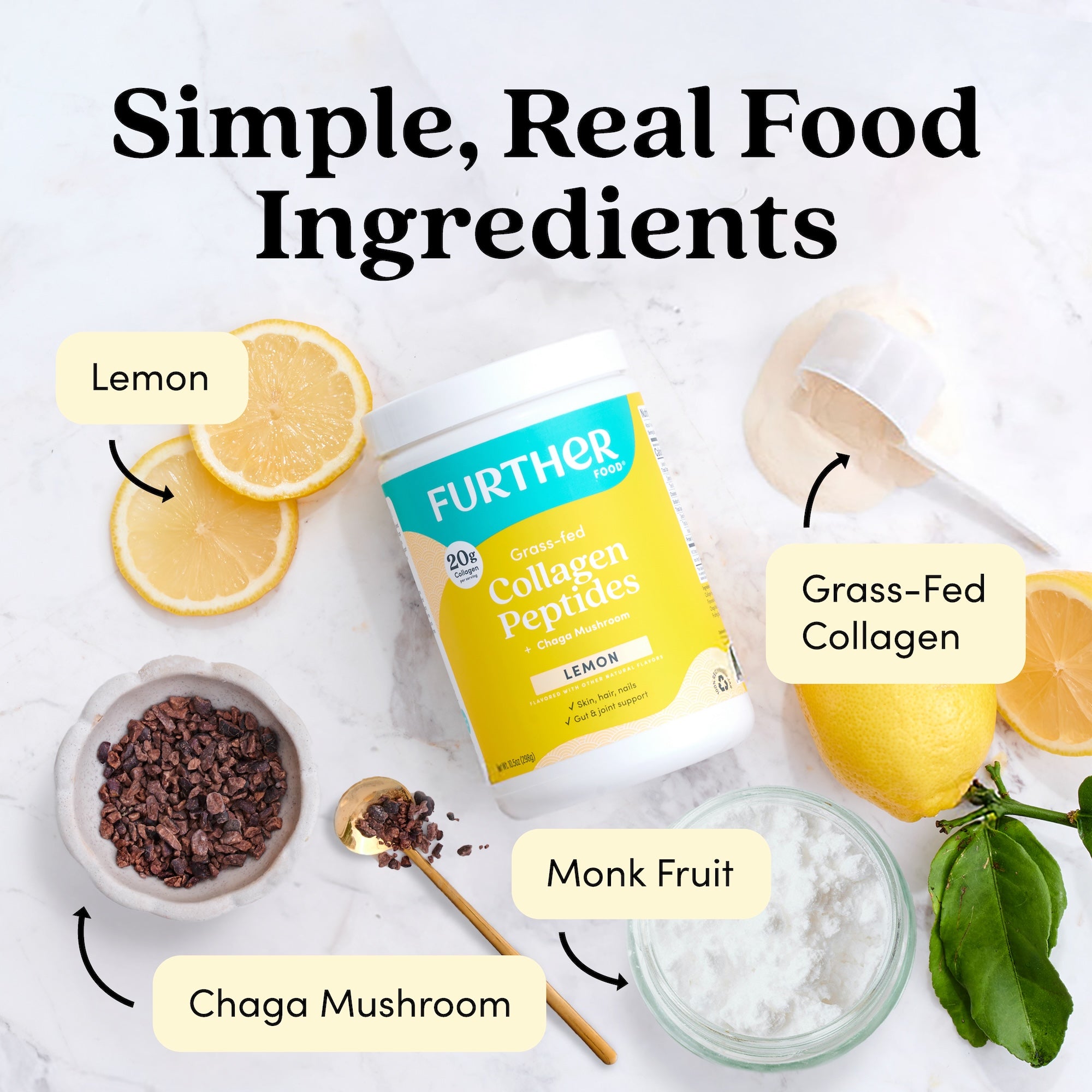 Lemon Collagen Powder