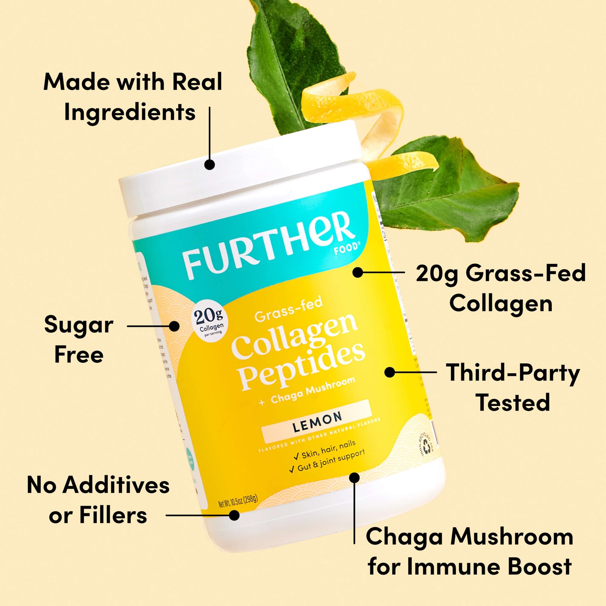 Lemon Collagen Powder