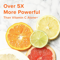 Over 5X more powerful than vitamin C alone