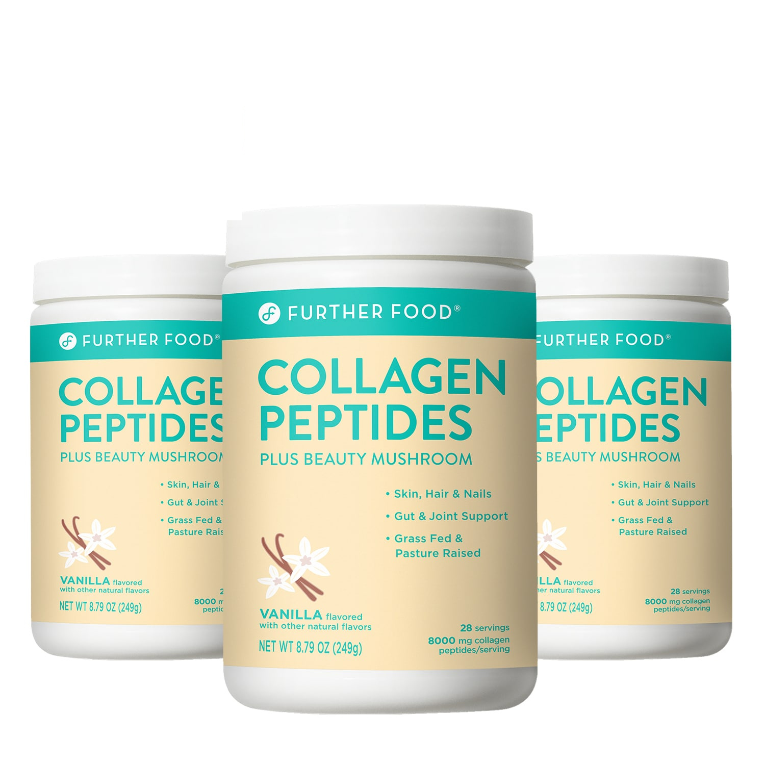 Vanilla Collagen Peptides 3-Pack