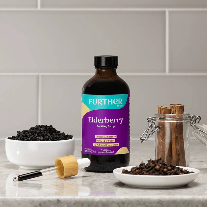Elderberry Soothing Syrup - Further Food 