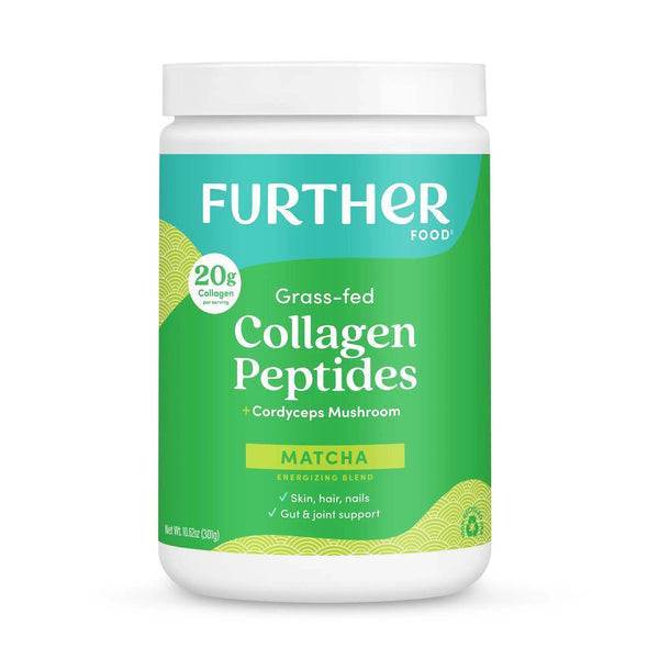 Vital Proteins Matcha Collagen Peptides Powder Supplement, L-theanine & Caffeine, Gluten & Dairy Free, Matcha Green Tea Powder, 341g, Original Flavored