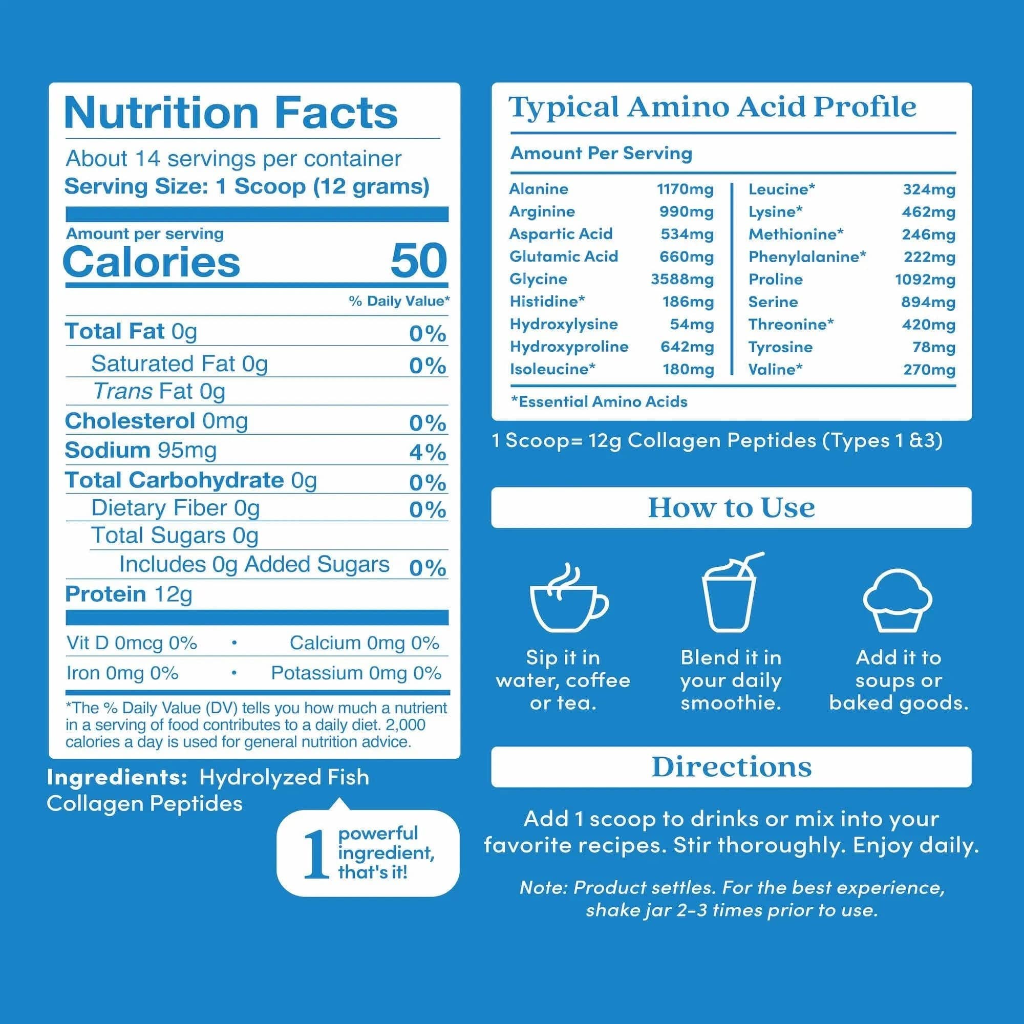 Unflavored Marine Collagen Powder - Further Food