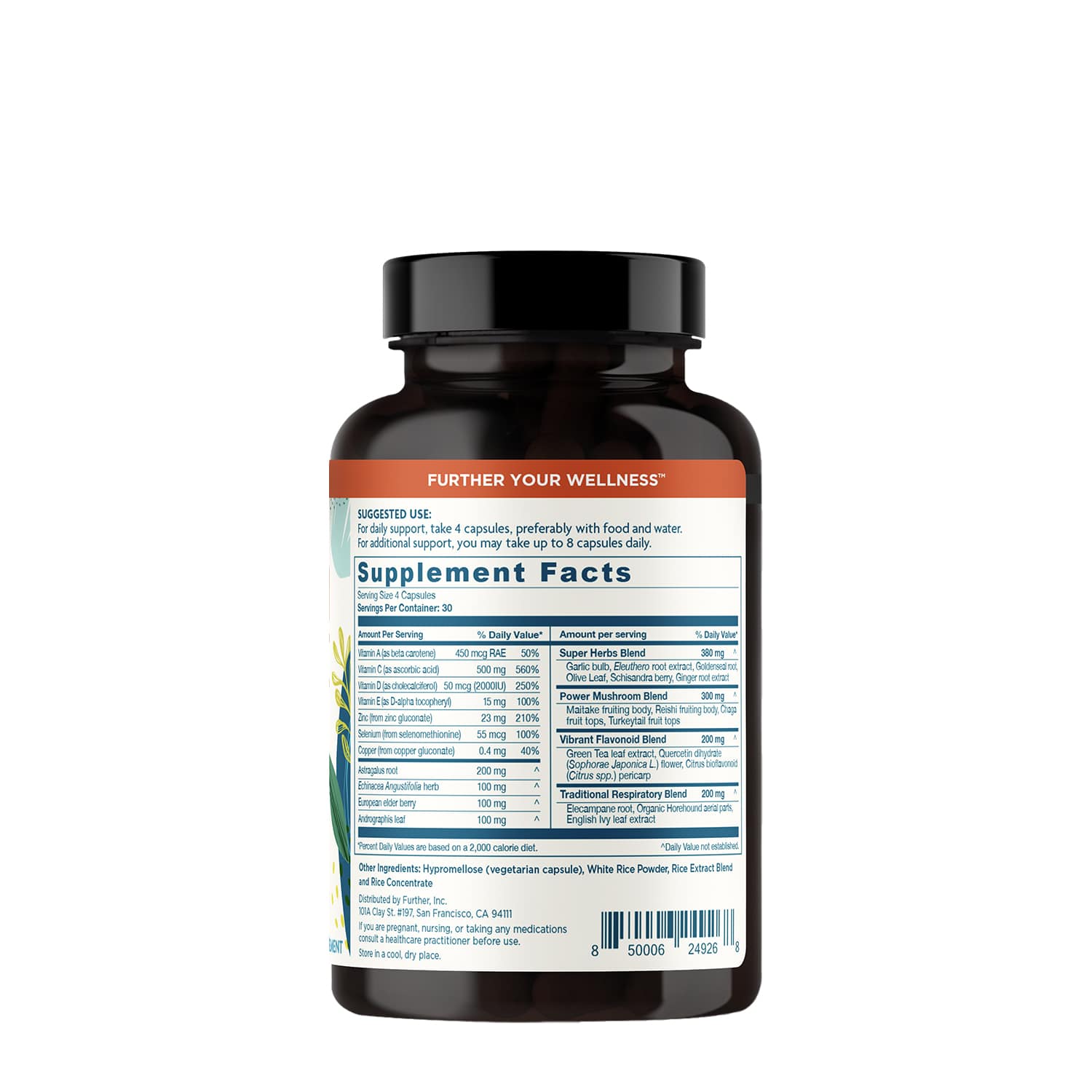 Ultimate Immune Support Supplement Facts